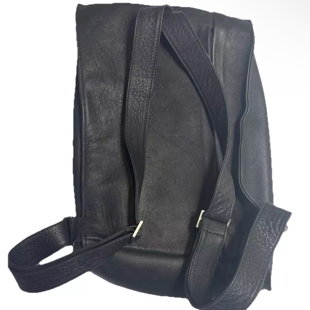 Airbag Gr. - Leather Backpack By Olbrish B Black Made In Germany View 4